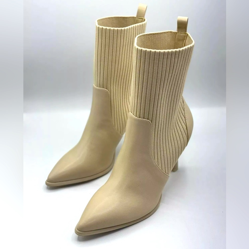 MIA Bobbie Stiletto Booties Flyknit Size 8.5